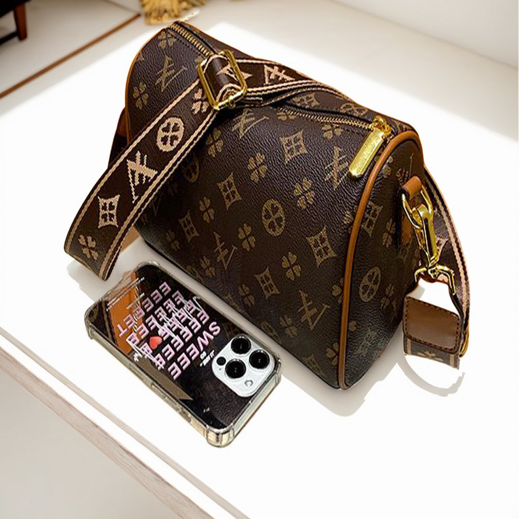 Women's Cylinder Handbag Designer Bag High Quality Tote Bags Purses Designer Handbag Women Bags Travel Beach Bag Luxury bags Quality Lychee Leath