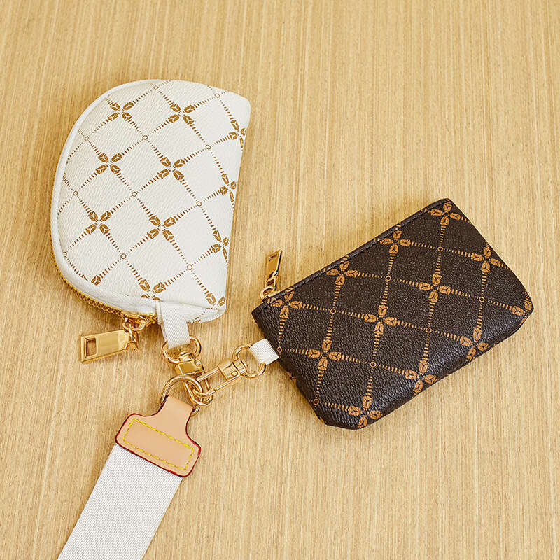 2024 Fashion New Combination Mini Purse Printed Card Holder Grocery Coin Keychain Bag Pendant