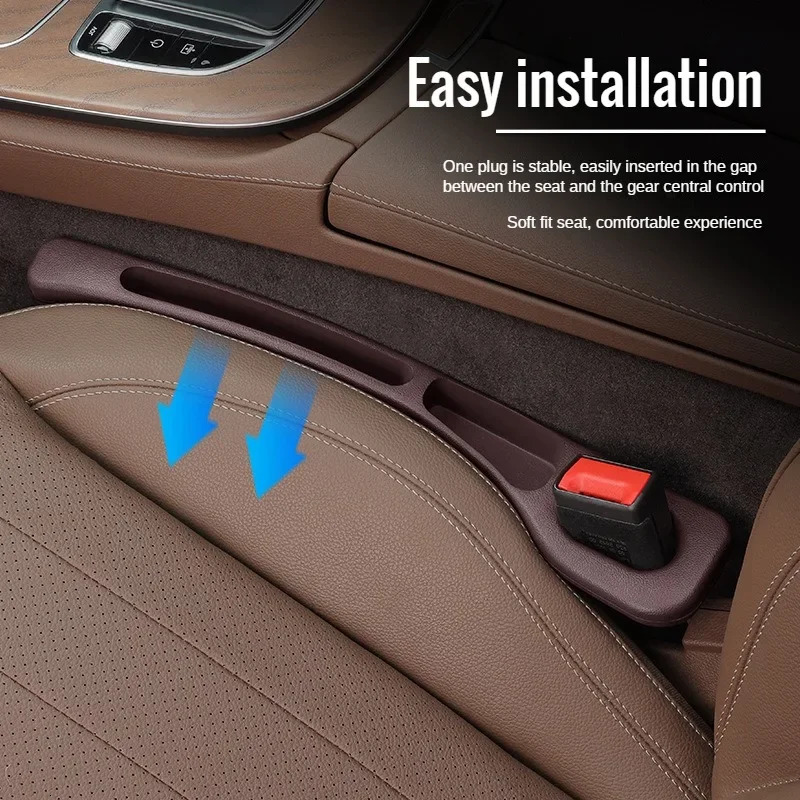 1 Pair Universal Car Seat Gap Plug Strip Side Seam Car Gap Filler Leak Proof Seat Gap Storage Organizer Interior Decoration 250715