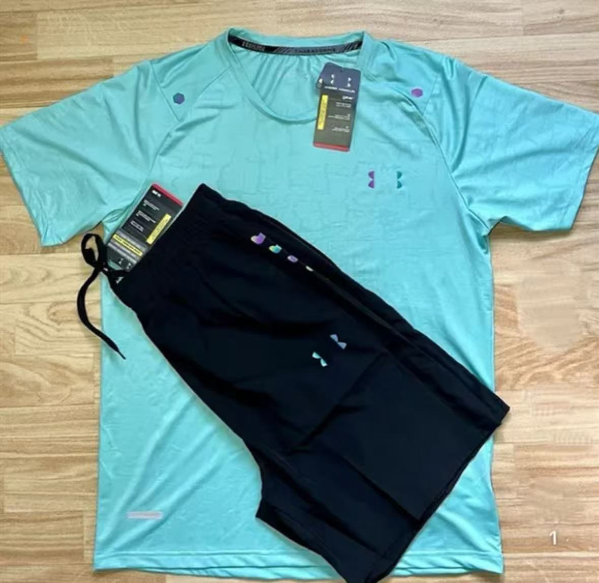 Summer Mens Designer Quick Drying T-shirt Sports Training Set Short Sleeve Track Field Reflective Running Fitness Basketball Sportswear tracksuit gym shorts set