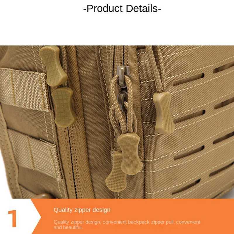 Oulylan Male Wear-resistant Waterproof Satchel Outdoor Versatile Tactical Messenger Bags Portable Sports Packs