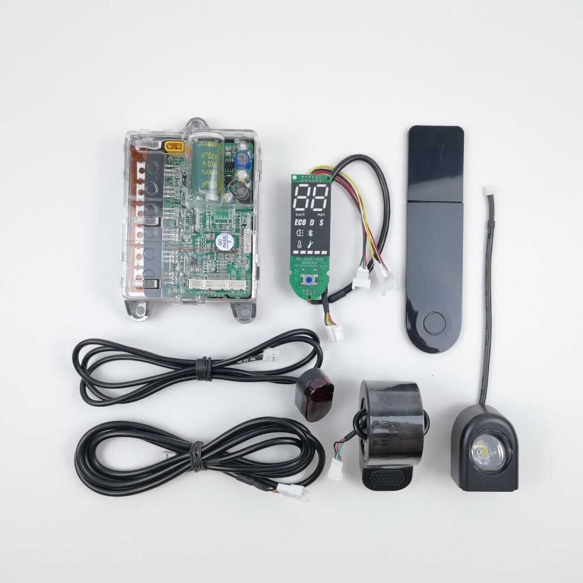 M365 Electric Scooter Accessories Controller Kit Complete Scooter Control Instrument Throttle Headlight Cable