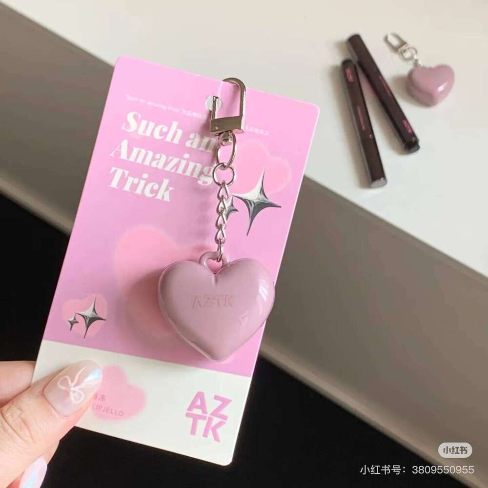 Aztk Pink Love Freeze Hydrating Mirror Lip Glaze Moisturizing Nude Lipstick Blush Pendant X250715