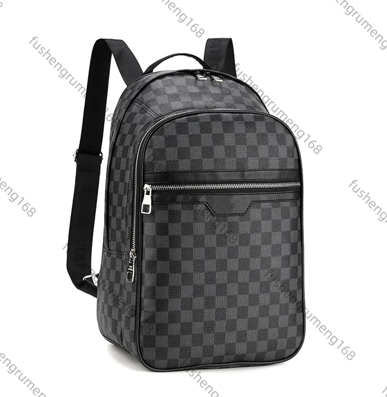 2024 Designer Black embossing Backpacks Handbags Men Women PU Leather Backpack School Bag Fashion Knapsack Back pack Presbyopic Rucksack Sho