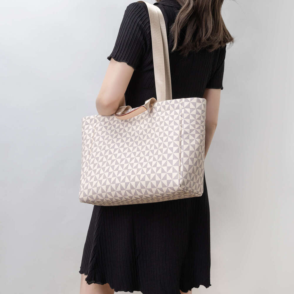 Lacel Urwebin Handbag New Women's Fashion Tote Large Capacity Commuter Shoulder Briefcase Mother Bag