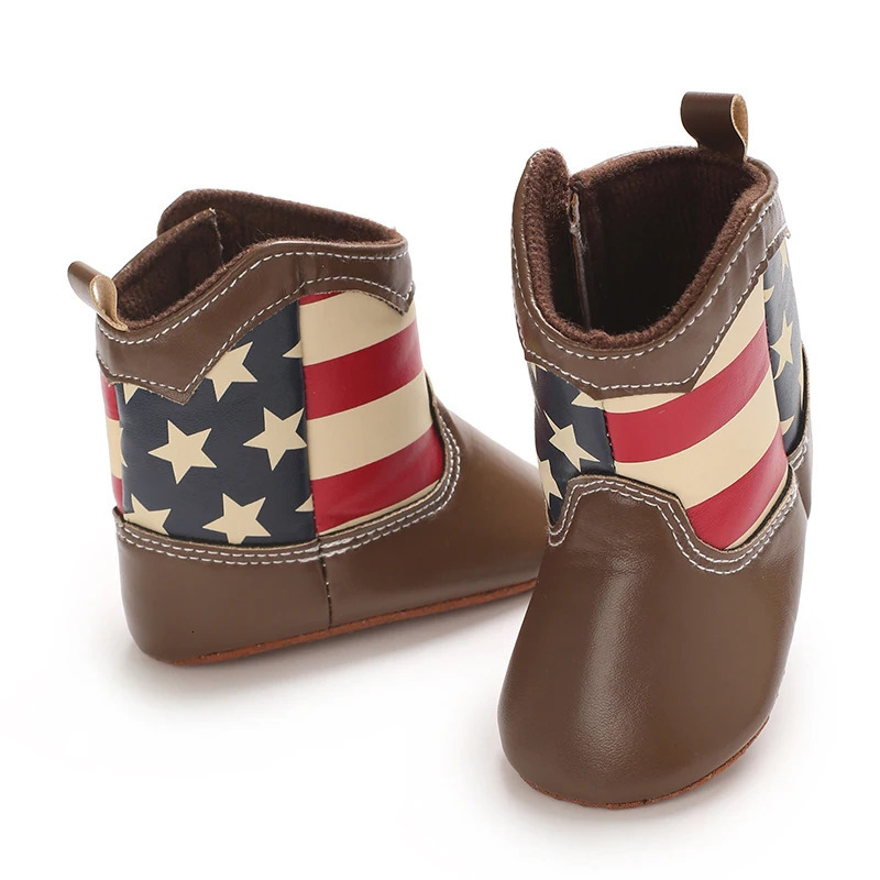 Baby Boots Cute High Quality Soft PU Anti Slip Sole Spring and Autumn Fashion 0-18M borns Pre Step Shoes 250715