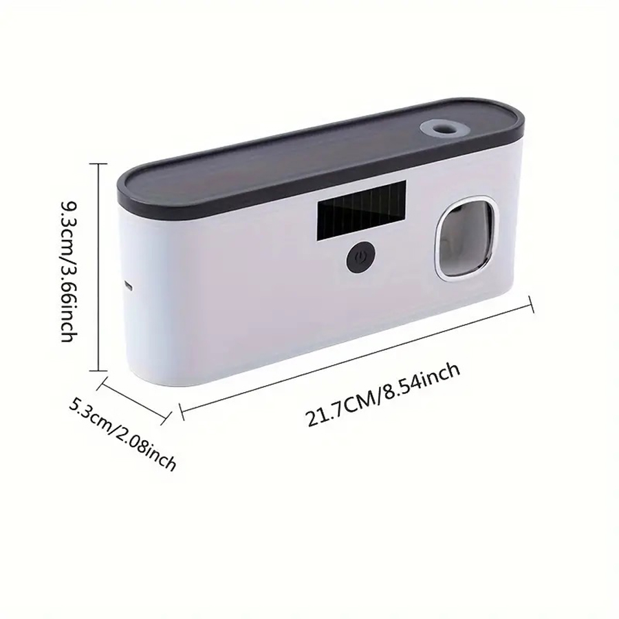 Smart Sterilizer Dwe74 Wall Mounted Holder Toothpaste Dispenser, Toothbrush Organizer With 5 Brush Slots Ra-909