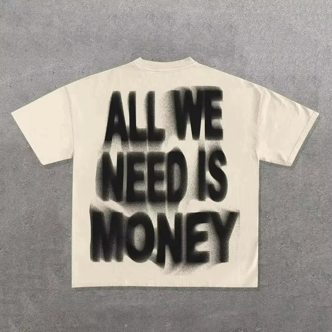 Streetwear Hip Hop Harajuku Y2k T Shirt Mens Graphic Print Oversized Cotton Round Neck TShirt Gothic Short Sleeve Tops y250704