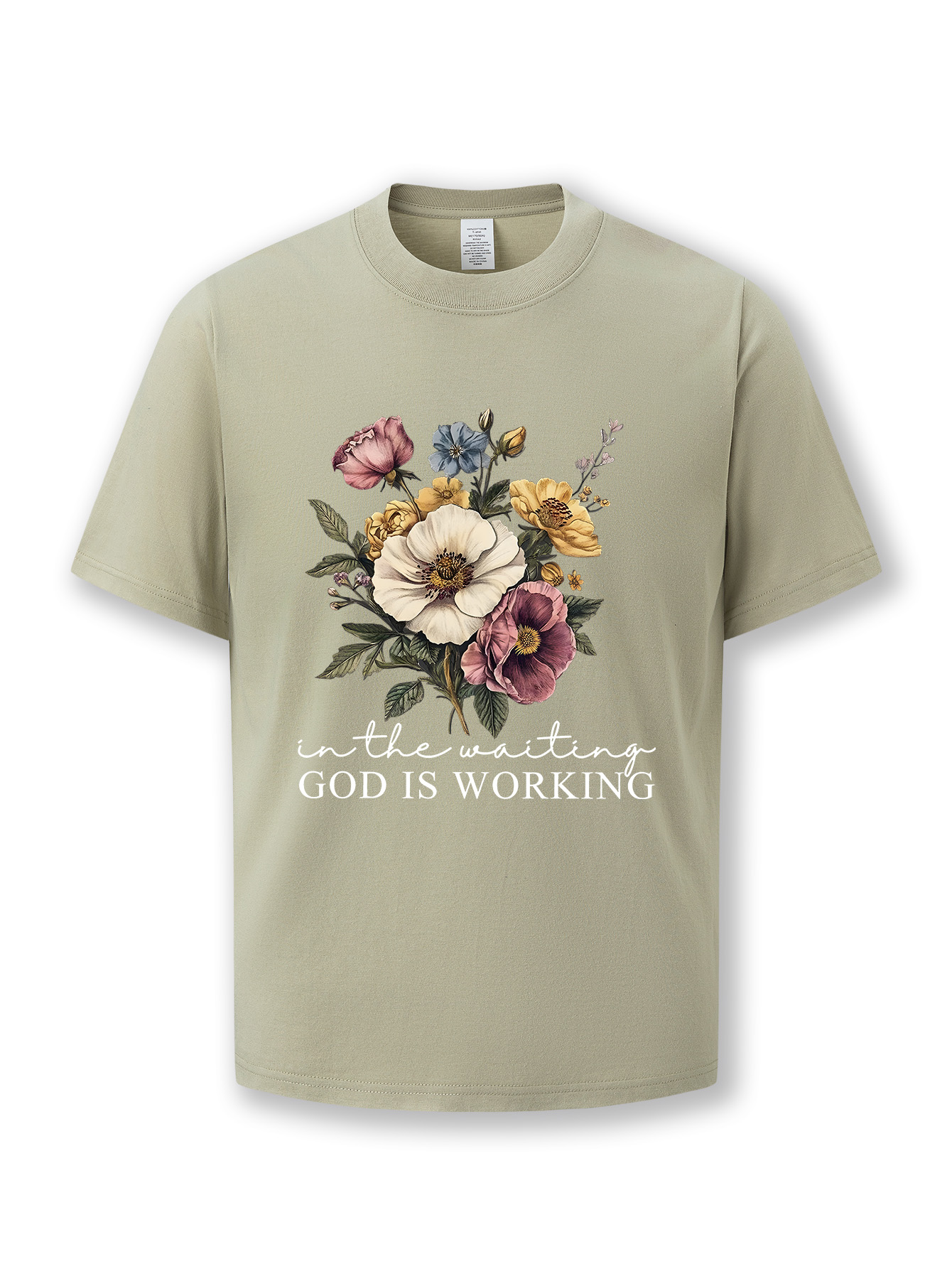 Fashionable and breathable T-shirt, summer casual short-sleeved cotton T-shirt, letter animal pattern summer round-neck top