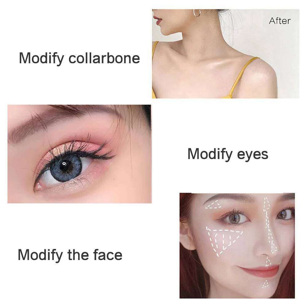 Highlighting Pearlescent Fine Mashed Soft Texture LEEINTO Non-flying Powder Brightening Long-lasting Highlighter Palette X250715