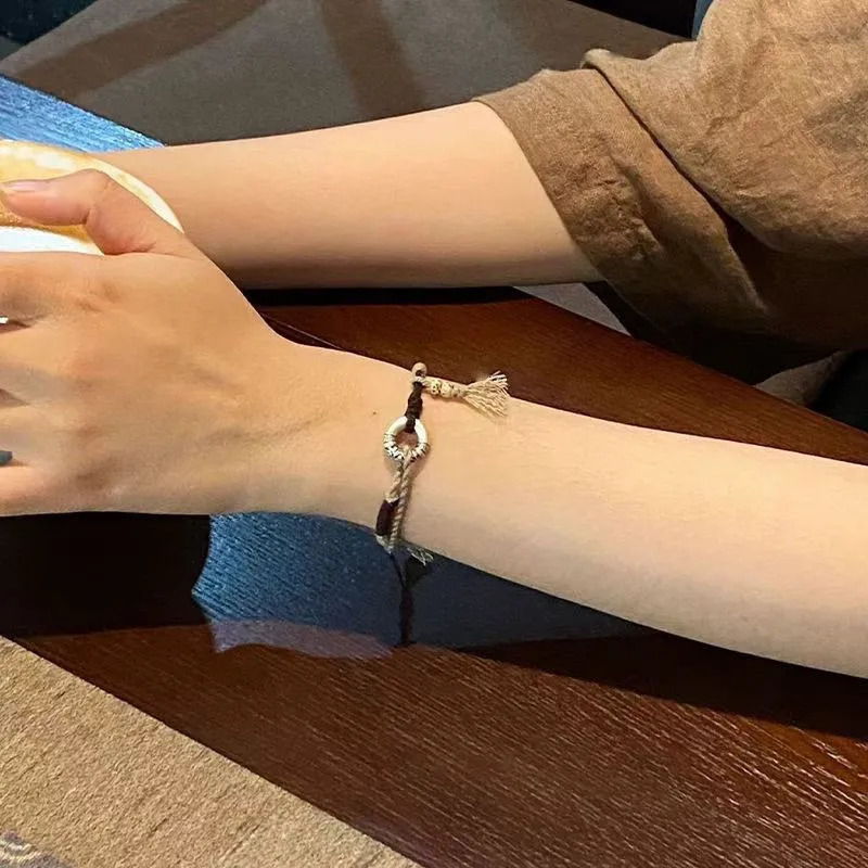Fashion Hand Braided Lucky Ring Bracelet Minority Bangle Women Men Rope Lovers Gift Friendship Bracelet Size Adjustable 250712