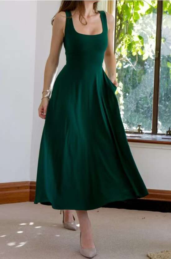 Autumn New Women's Pocket Double Layer Dress Casual Jacket Solid Color Fashion Suit For Women B5