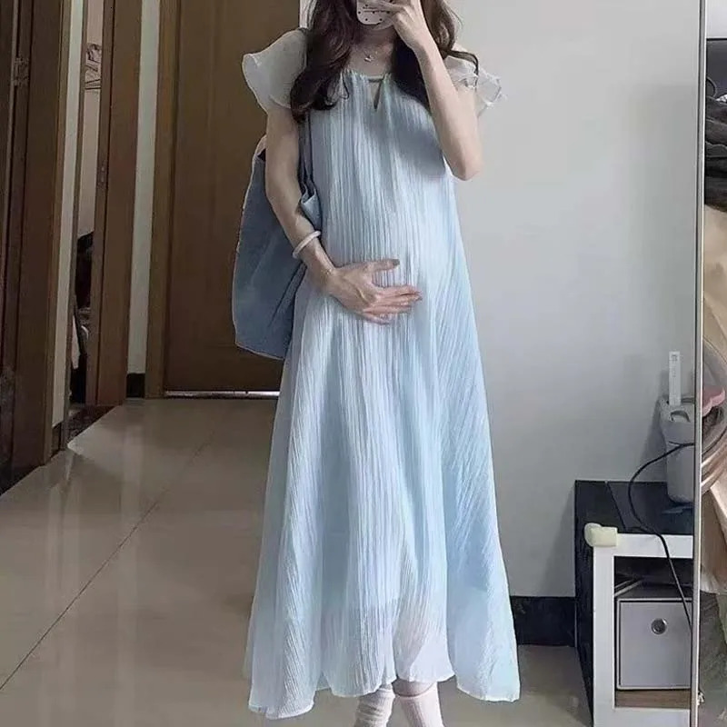 Summer Casual Womens Pregnant Dress 250715