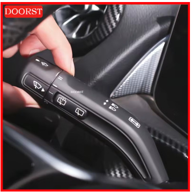 Car Shift Lever Wiper Rod Trim Cover For Mercedes Benz AMG A B CLA GLE GLS GLB GLA Class W177 W247 C118 W118 W167 X167 X247 H247