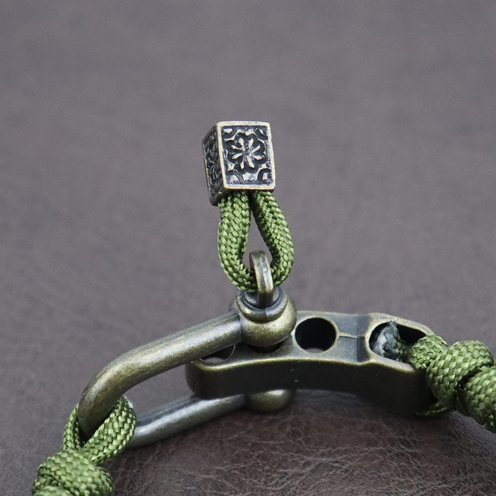Retro Mens Skull Handmade Bracelet Gothic Skeleton Adjustable Woven Bangle Punk Motorcycle Amulet Jewelry Accessories Wholesale 250712