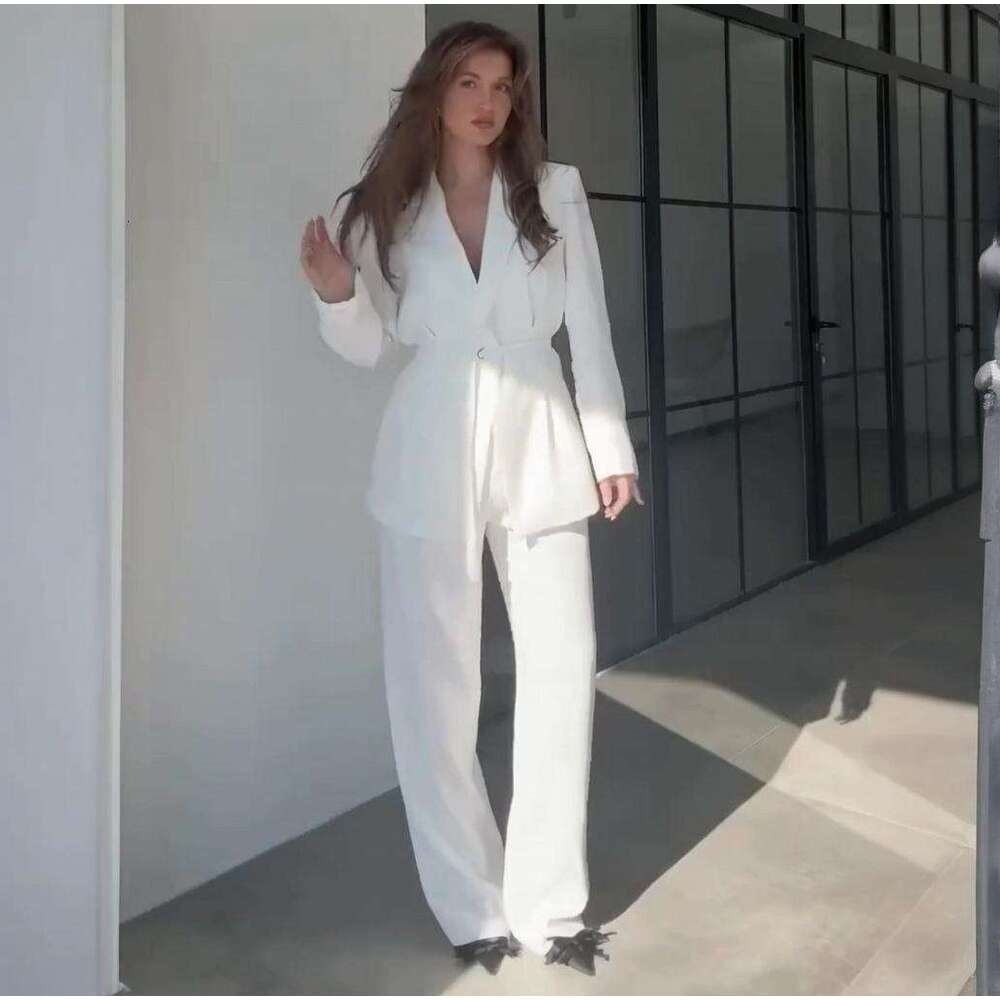 Elegant Casual Style Solid Color Long Sleeve Blazer Women's Spring New Suit B5