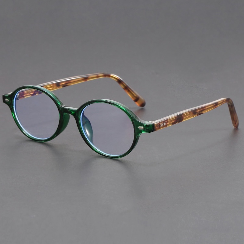 Designer Oval Sunglasses Women Small Round Glasses Retro Vintage Men Y2K Cool Niche Circular High-end Sturdy Metal inlay UV400 Protection anti blue li