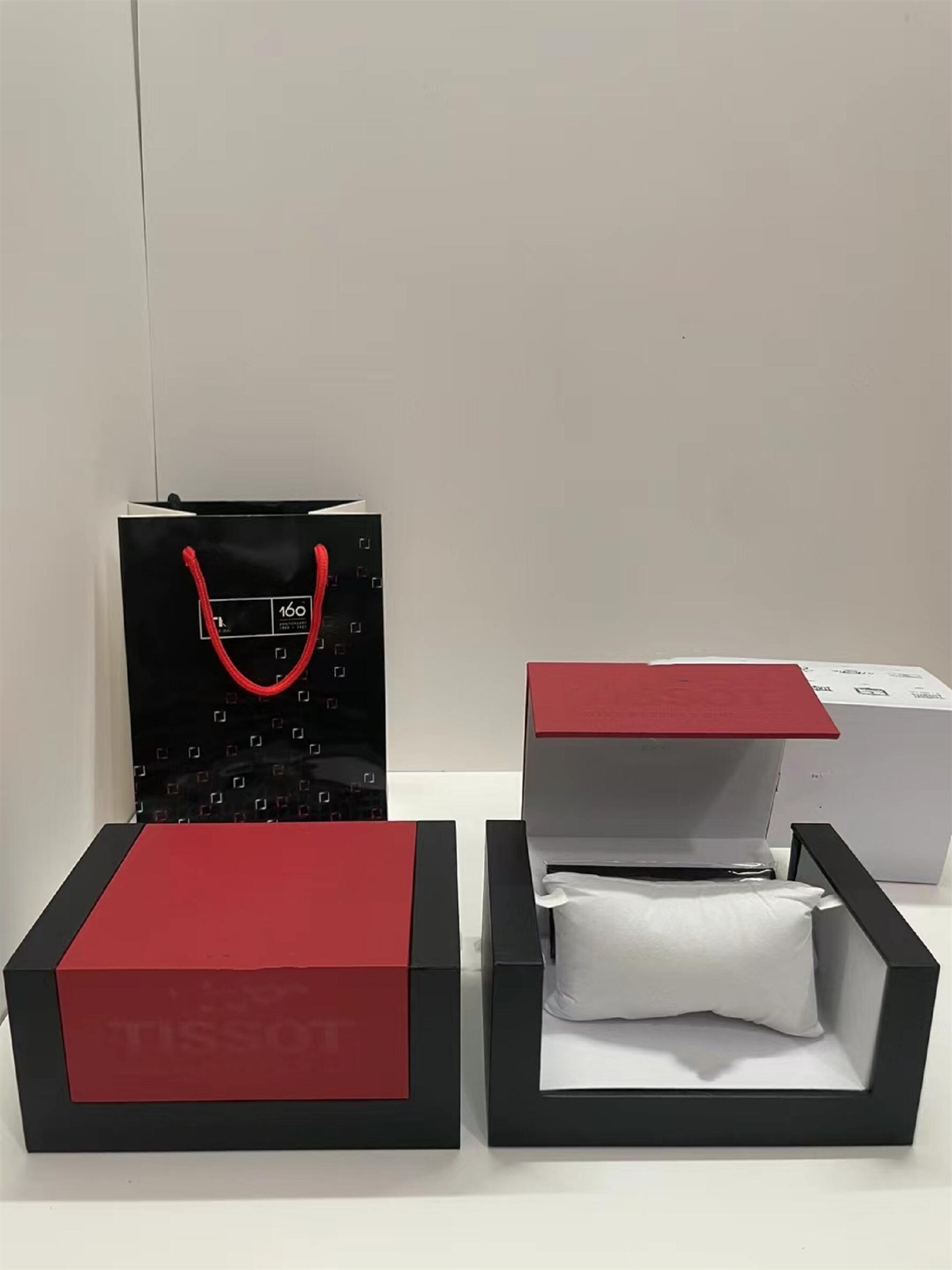 Top Quality Boxes TISSOTSity PRX 1853 watch Original Box Accessories wholesale montre Watches Booklet Card Papers In English Swiss Watches Boxes Many are the box #131