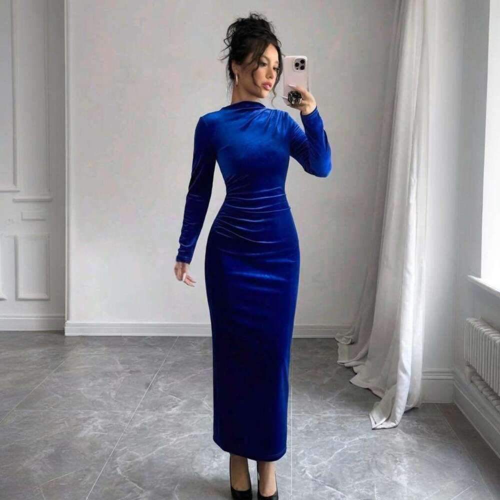 Spring New Women's Fashion High Waist Slim Sexy Elegant Dress For Women B5