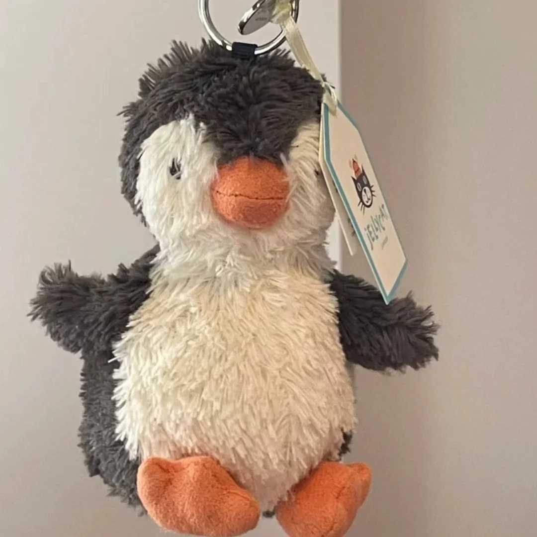 Peanut Penguin Cat Toy Plush Keychain Cute Doll Pendant Pet Supplies Home Garden Holiday Birthday Gift Decoration XJ250715
