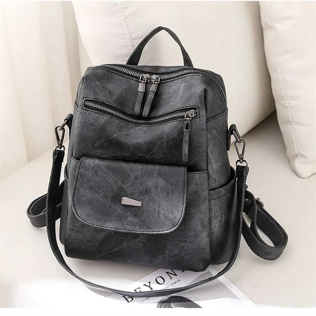 2025 New Backpack Purse for Womens Waterproof PU Leather Backpacks Handbags Ladies Casual Shoulder Bags