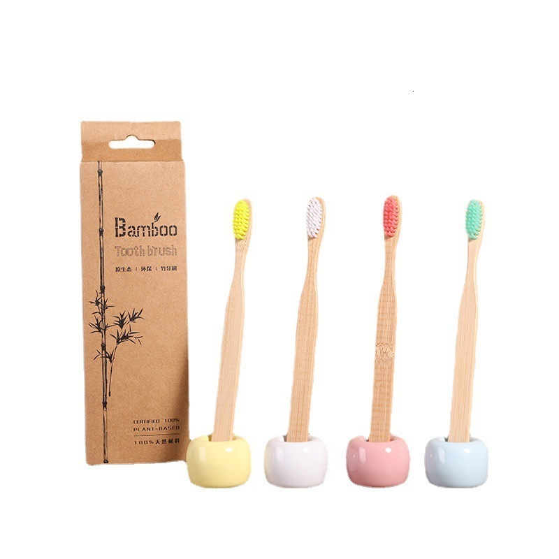laser carved bamboo toothbrushes portable and environmentally friendly adult wooden toothbrushes supplied by the el 241125
