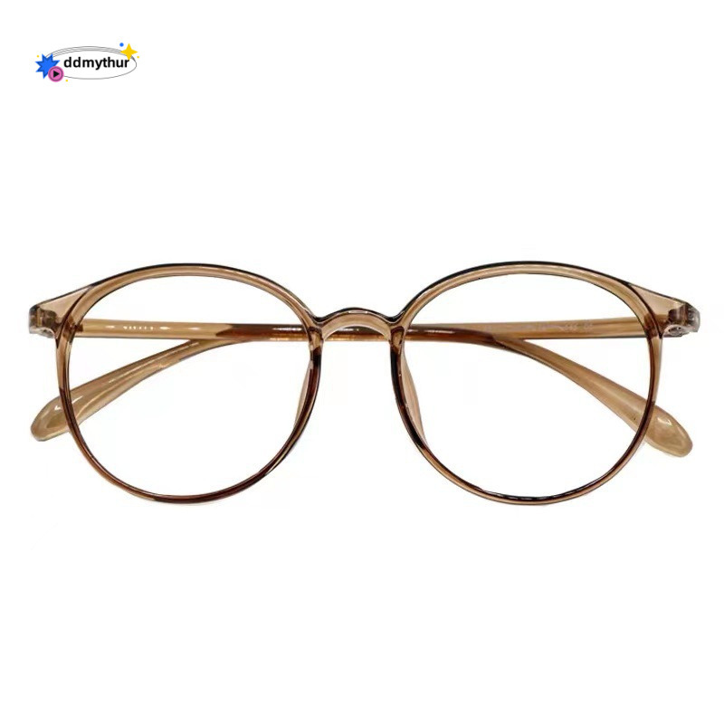 Small Round Trendy Myopia Frame for Women Anti-Radiation Anti-Blue Light Computer Eye Protection Glasses ddmythur
