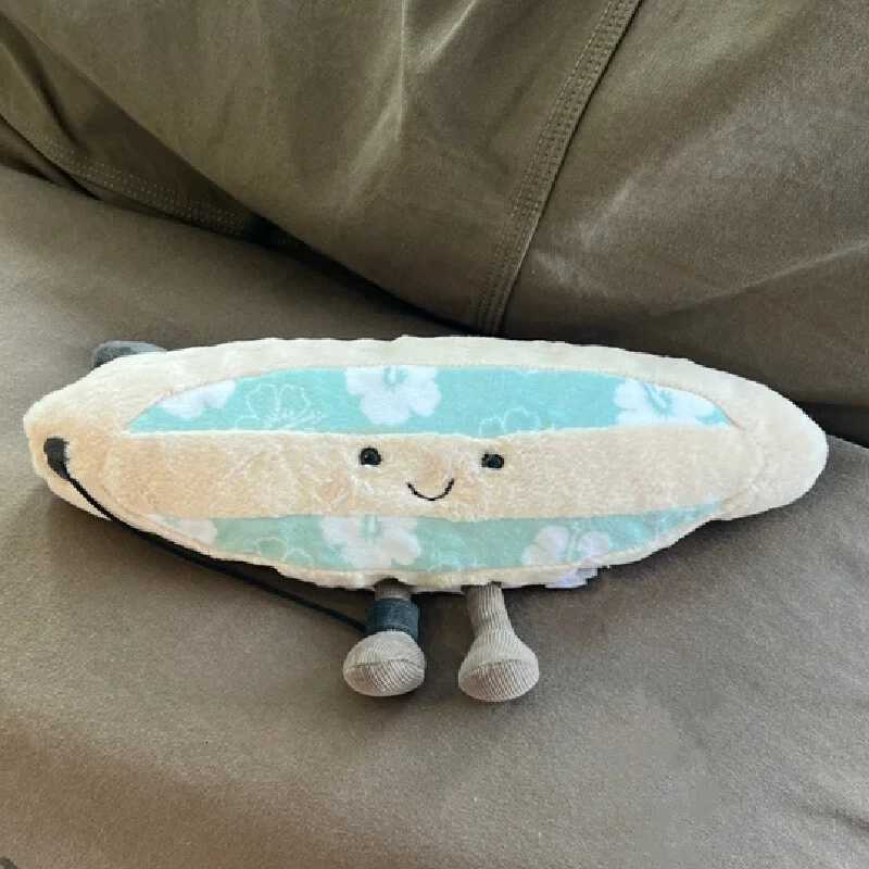 Hot Selling In Stock BritainS 25th Summer New Product Surfboard Doll Cute And Fun Plush Toy Pillow For Birthday GiftXJ250715