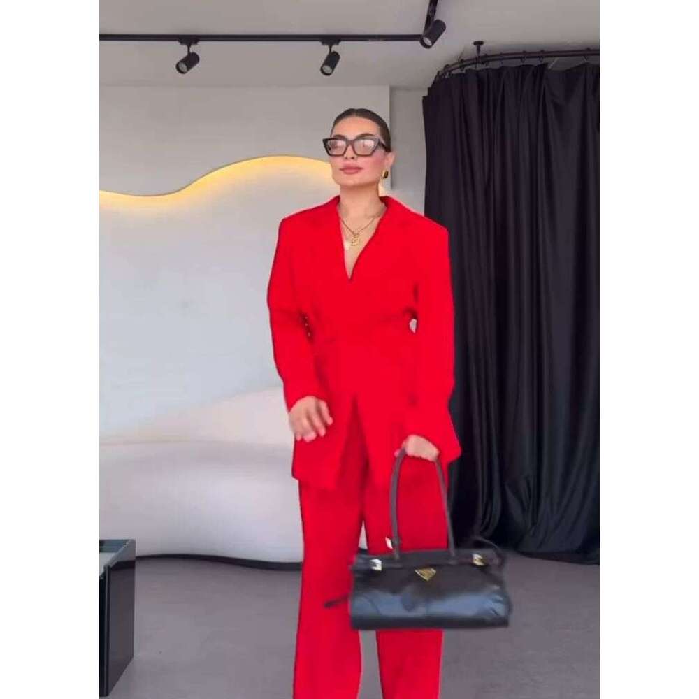 Elegant Casual Style Solid Color Long Sleeve Blazer Women's Spring New Suit B5