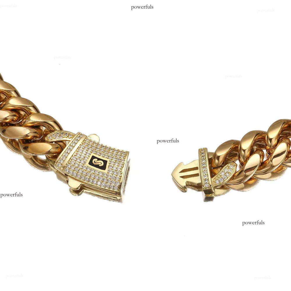 Stainless Steel 6mm 8mm 10mm 12mm 14mm Hip Hop Cuban Link Chain 14k Fashion Monaco Necklace for Men