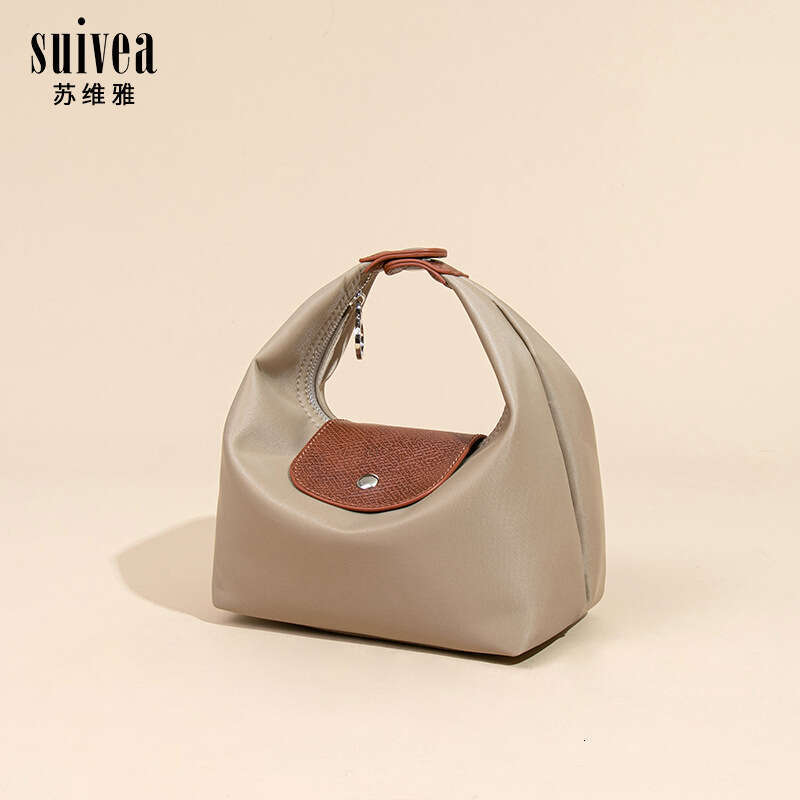 High-Quality Nylon Cloth Lunch Box Commuting Handheld Bento Single Shoulder Crossbody Dumpling Underarm Bag