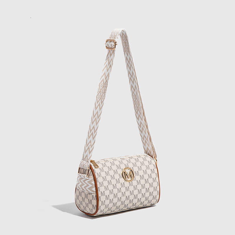 New 2025 Fashion Versatile Large Capacity Phone Shoulder Women's Crossbody Printed Cylinder Small Bag