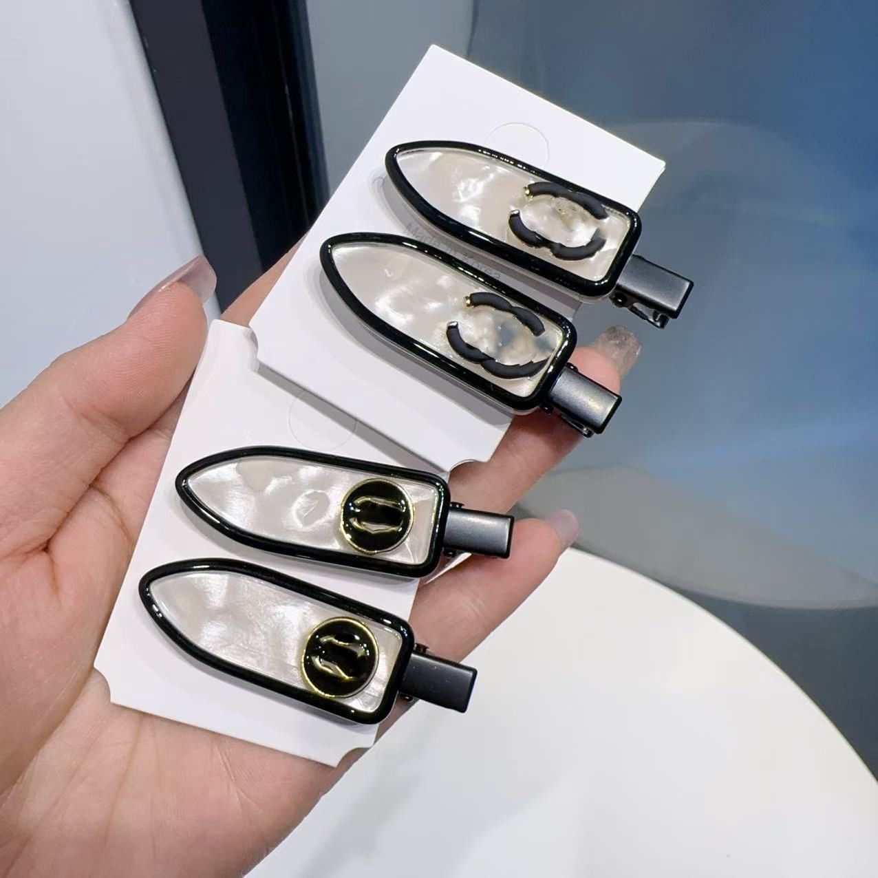 designer clips ladies cc logo hairclip stylish bangs clip sweet pink Bobby pin girls classic hair accessories new cute side barrettes