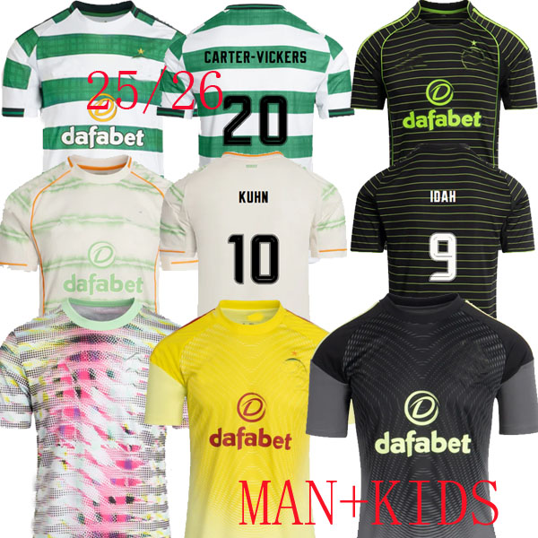 2025 soccer jerseys 120 years limited-edition KYOGO JOTA AJETI 24 25 26 Men Kids MCGREGOR football shirts special Origins MATCH Irish THIRD home away