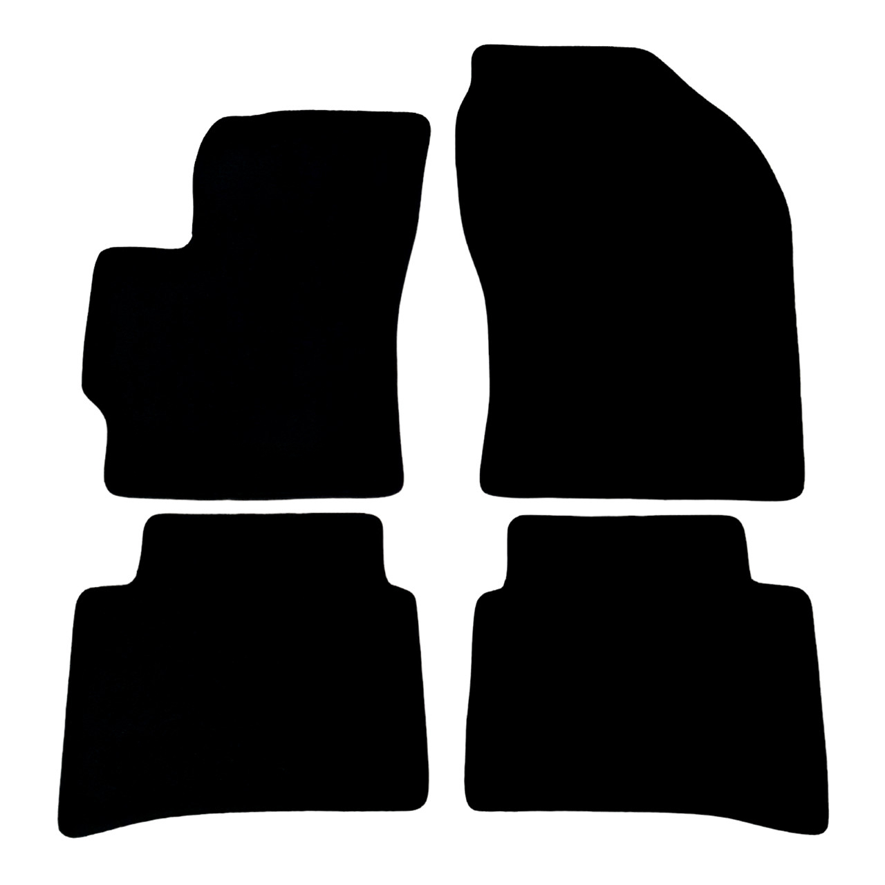 Car Floor Mats For Toyota Corolla Hatchback Velour Waterproof Black Carpet Rugs