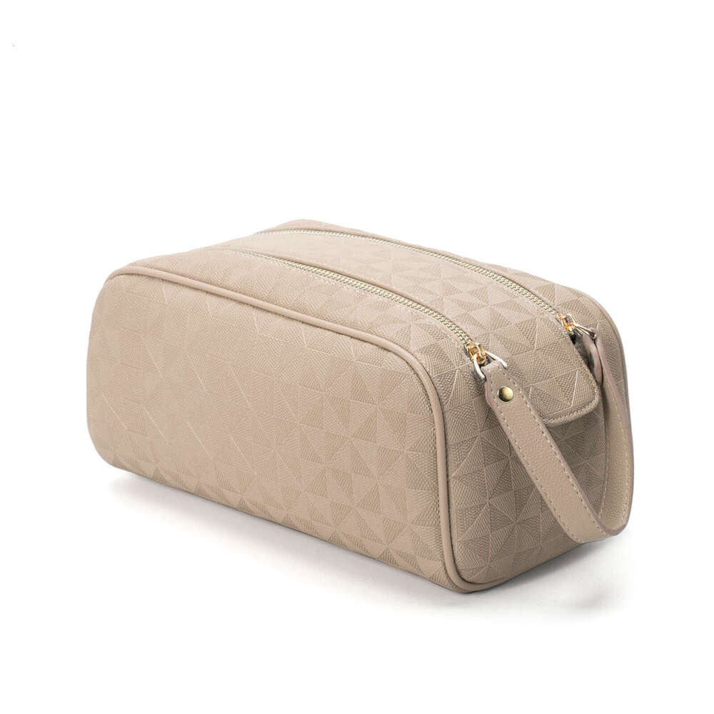 Lacel Urwebin Cosmetic Bags Fashion makeup bag's for women Embossed Portable Double Zipper Makeup Clutch Toiletry Storage Large Capacity Handheld