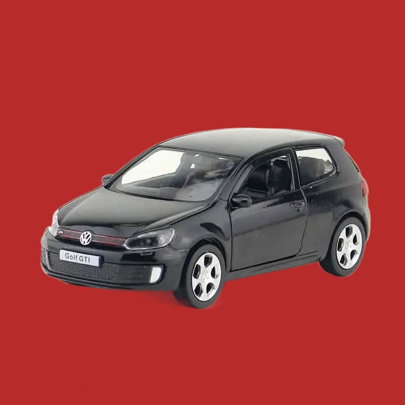 Update Top Quality 1 36 VW 6 Diecasts Car Model To Scale Golf Gti Miniature Alloy Toy Pull Back Vehicle Models For Childrens Giftst250215