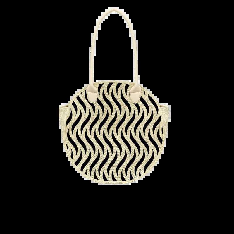 1Pc Shoulder Bag Wave Printed able New Grass Woven Bag Womens able Casual Versatile Summer Woven Crossbody Bag