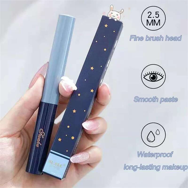 Ultra-fine Curl Thick Lengthening Eyelash Waterproof Non-sdge Brown Natural Curling Fine Brush Mascara Makeup X250715