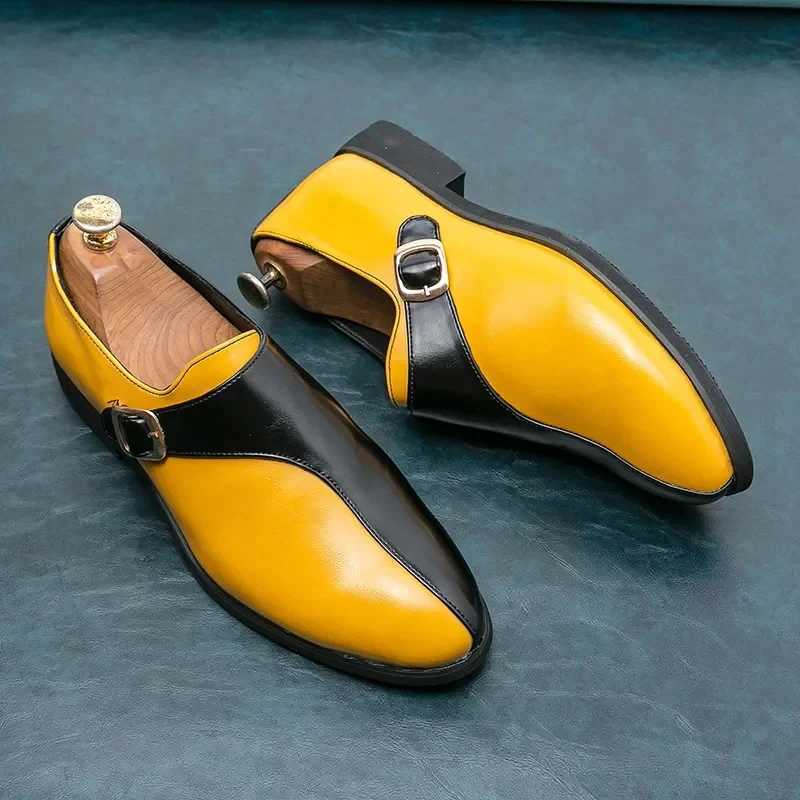 Leather Shoes Mens Designer Dress Formal Leather Shoes Fashion Wedding Casual Slides Men Loafers Driving Half Shoes Y250715