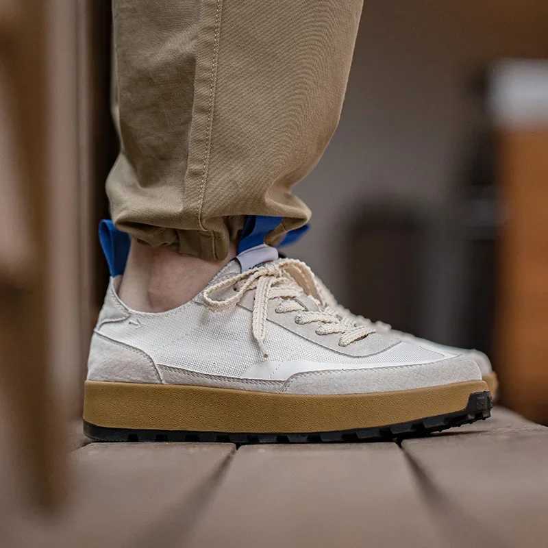 Maden Spring Vintage Jogging Shoes for Men Casual Low Top Running Sports Mesh Breathable Shoes Comfort Trainer Summer Sneakers Z250715