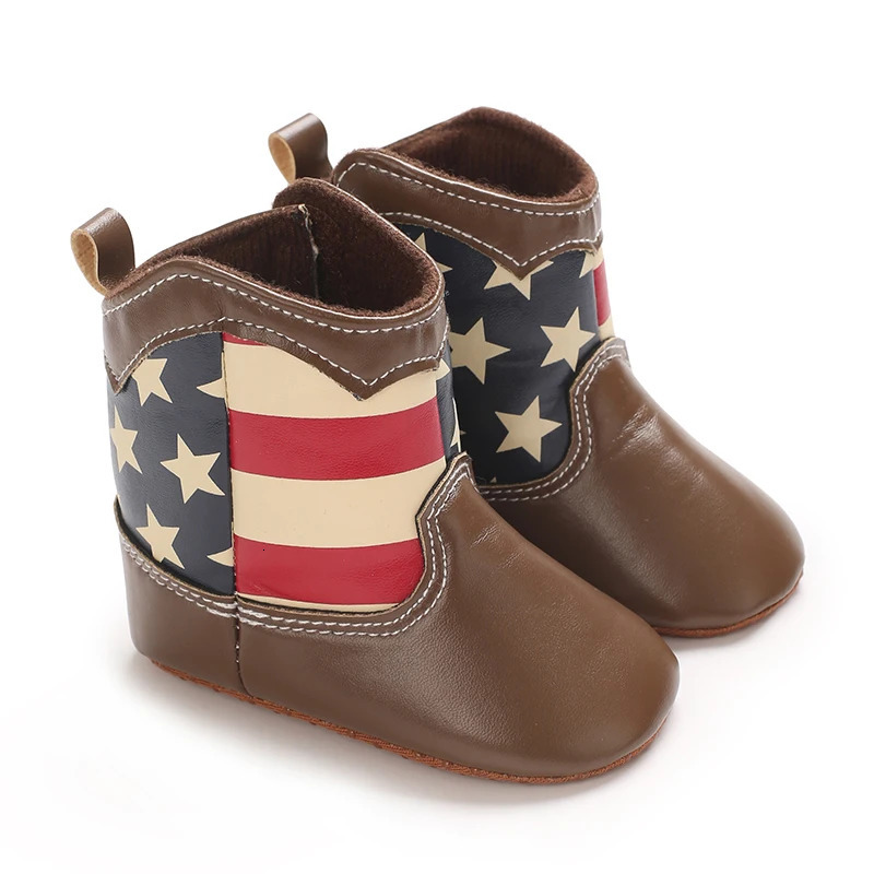 Baby Boots Cute High Quality Soft PU Anti Slip Sole Spring and Autumn Fashion 0-18M borns Pre Step Shoes 250715
