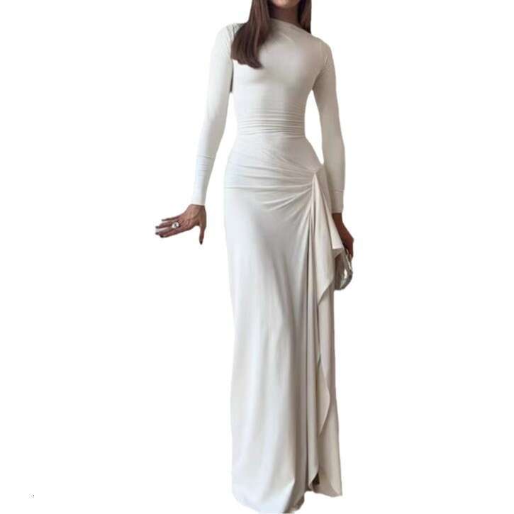 Spring New Women's Fashion Sexy Slim Fit Split Dress B5