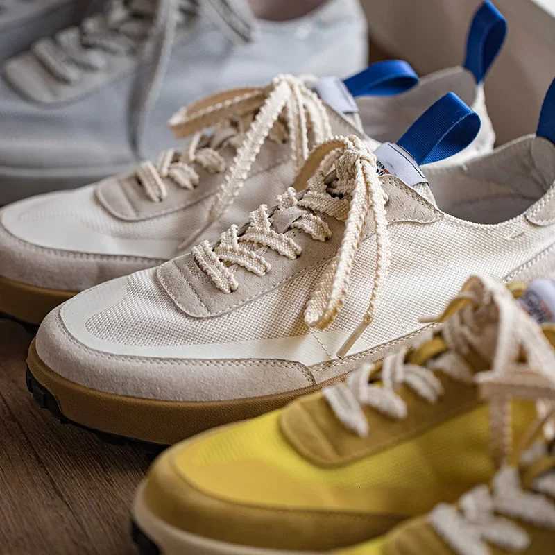 Maden Spring Vintage Jogging Shoes for Men Casual Low Top Running Sports Mesh Breathable Shoes Comfort Trainer Summer Sneakers Z250715