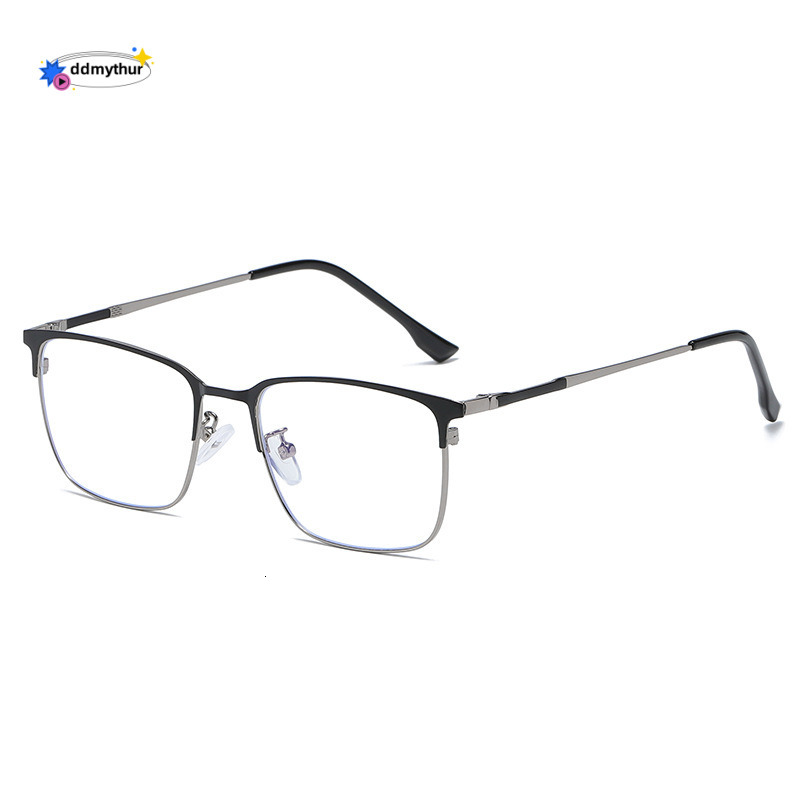 New Photosensitive Unisex Versatile Avant-Garde Street Style Anti-Blue Light Non-Prescription Glasses UV Protection ddmythur