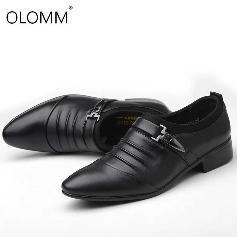 New mens business breathable leather white shoes dress shoes for men luxury shoes men designers wedding shoes for men Y250715