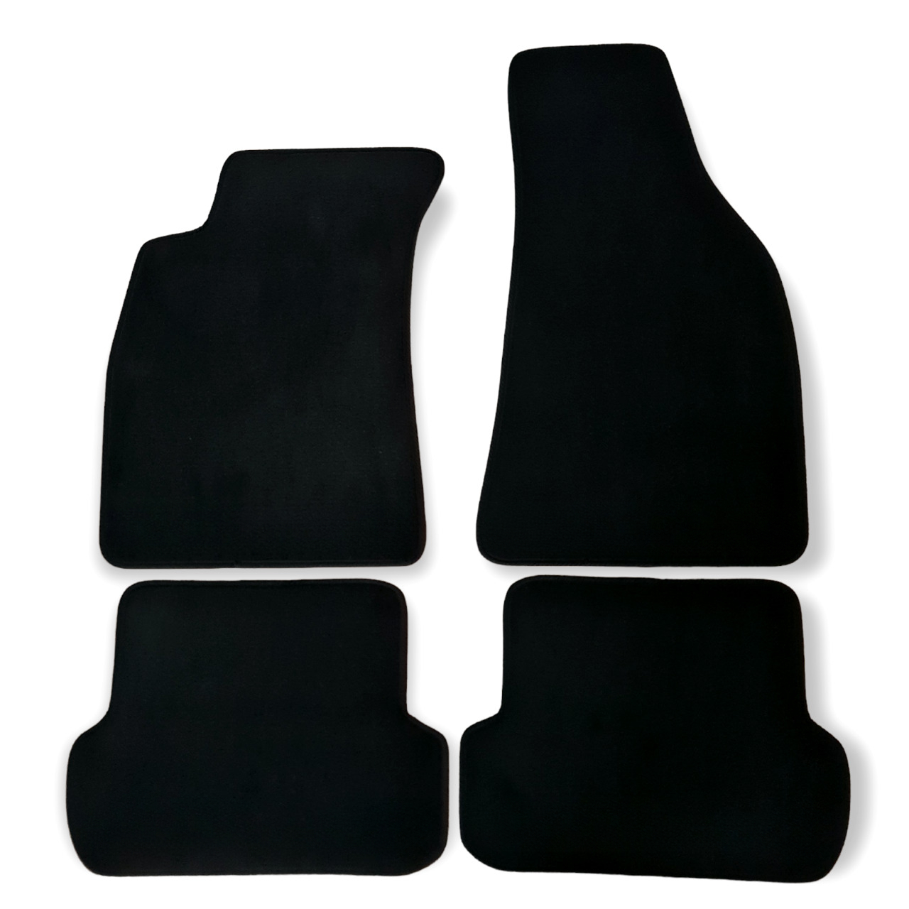 Car Floor Mats Velour For Seat Exeo Waterproof Black Rugs Carpet Auto Liners New