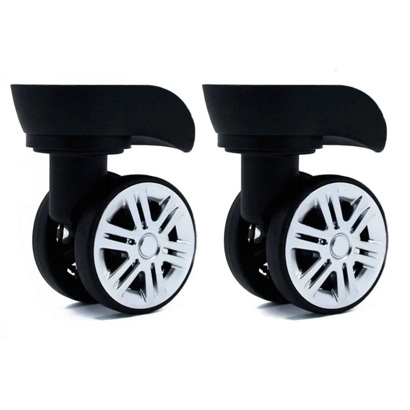 1 Pair A09 A57 Trolley Case Luggage Wheels No Noise Luggage Swivel Left Right Silent Wheels DIY Suitcase Replacement Parts 250708