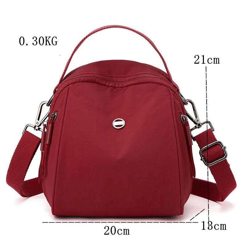 Nylon Multifunction Bag Women Messenger Bags Fashion Ladies Shoulder Crossbody Bags Designer Female Girls Purse Cloth Handbags