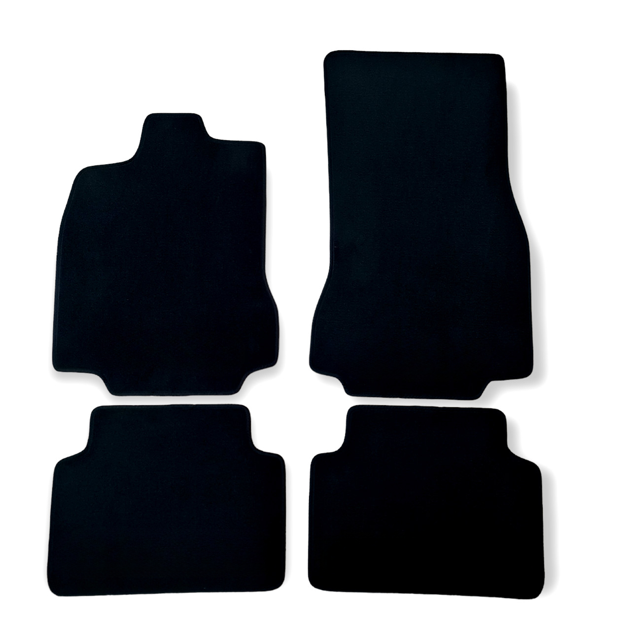Car Floor Mats Velour For Jaguar XF Waterproof Black Carpet Rugs Auto Liners New